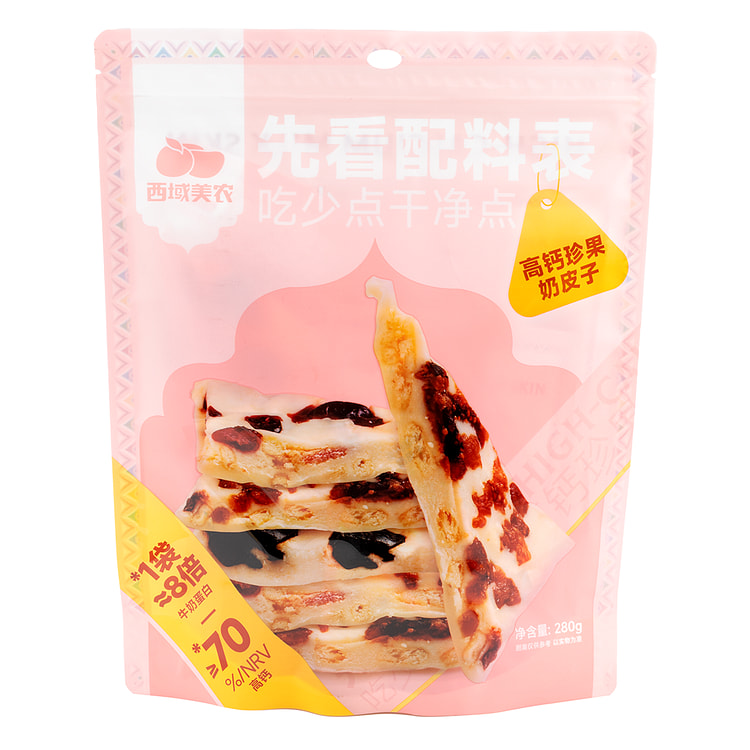 西域美农 高钙珍果奶皮子【超干净配料表】 280 克