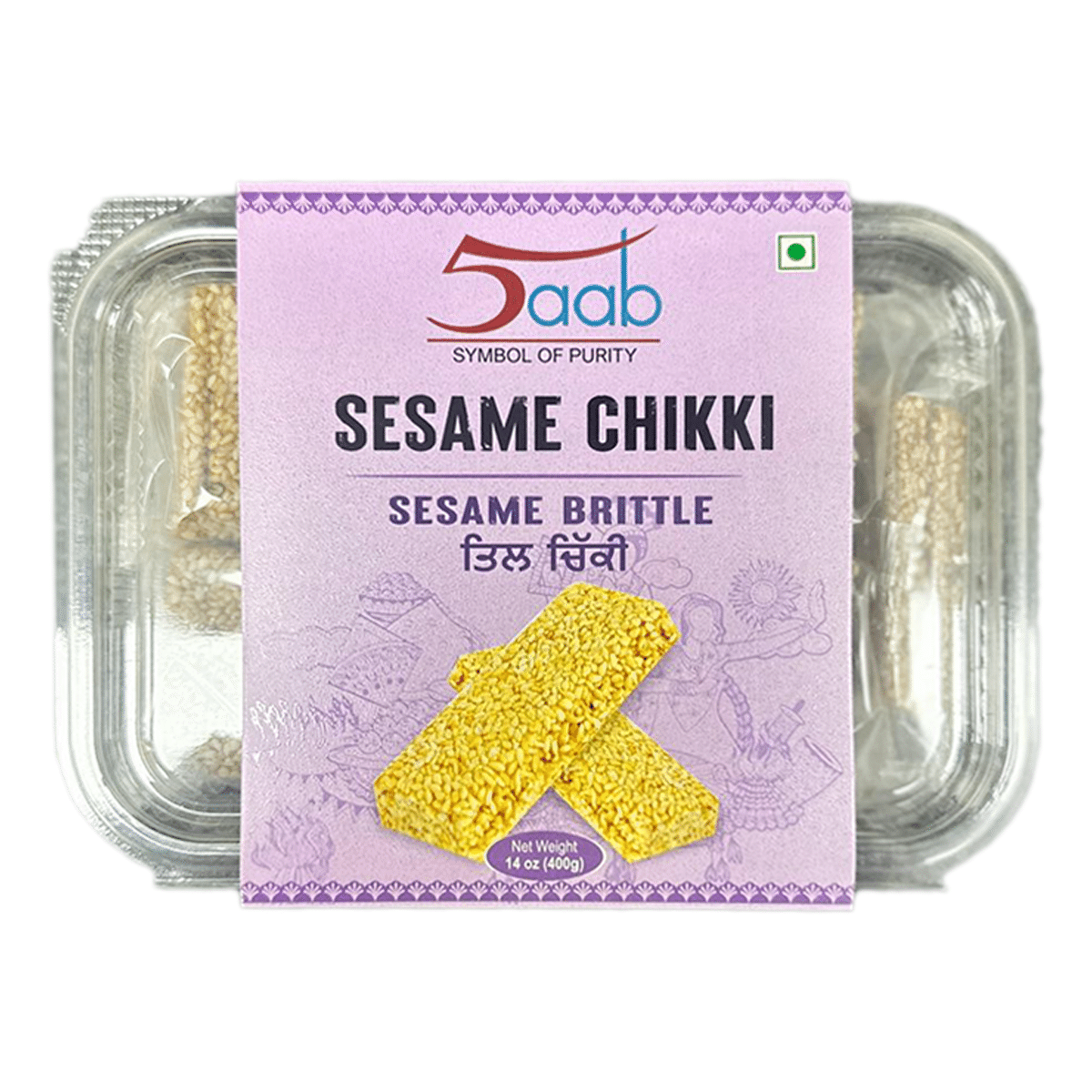 5aab Sesame Chikki (Sesame Brittle) 400 g