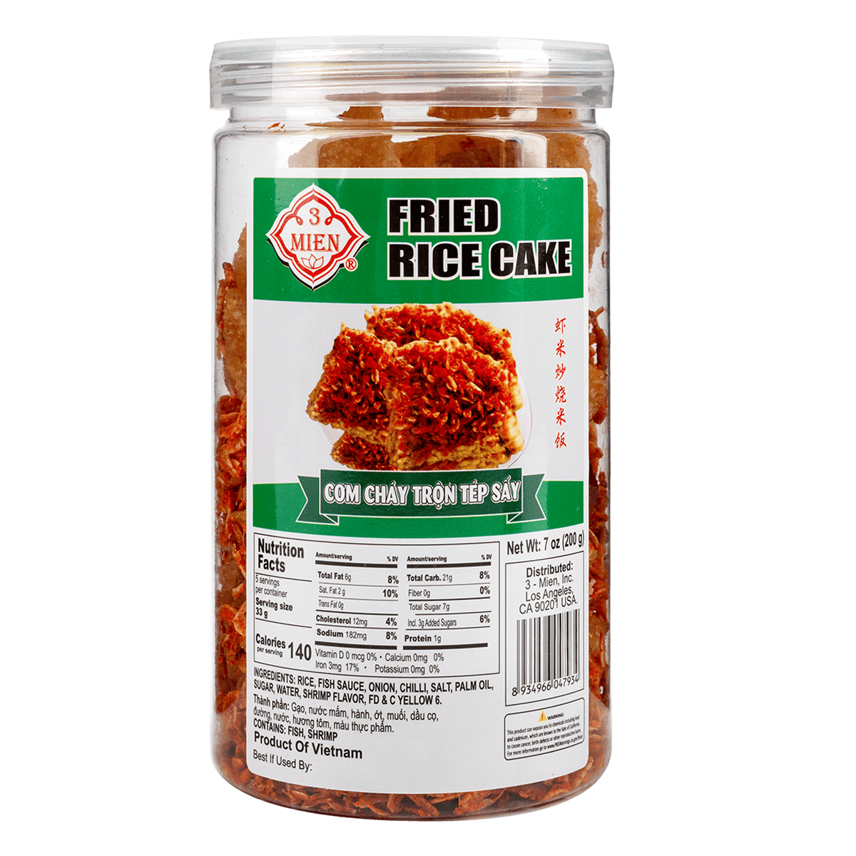 Newtown Fried Rice Cake with Shrimp 7 oz