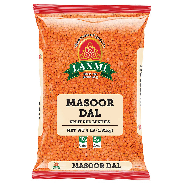 Laxmi Masoor Dal (Split Red Lentils) 4 lb
