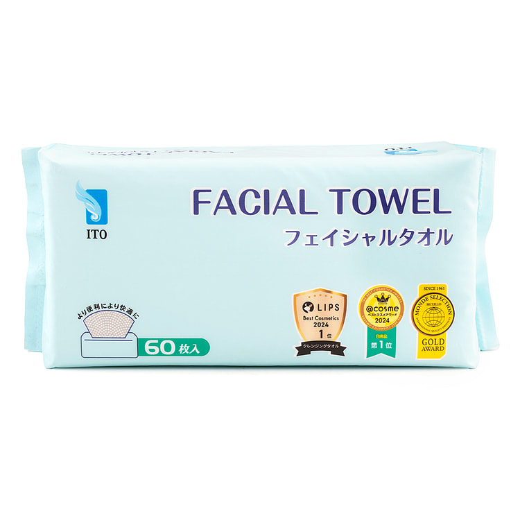 ITO Facial Wipes 60pc 1 each