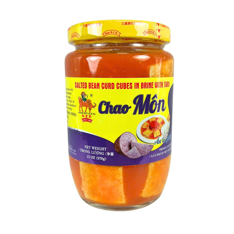 เต้าหู้เค็มในน้ำเกลือกับเผือก