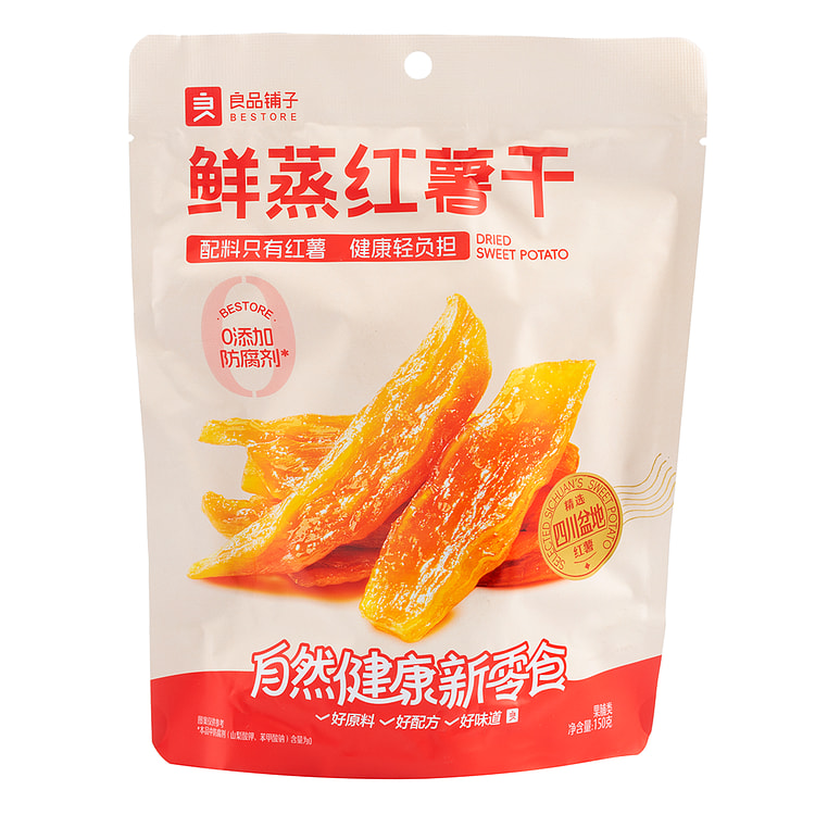 良品铺子 鲜蒸红薯干 150 克