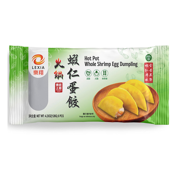 樂翔 火锅虾仁蛋饺 8粒装 120 克