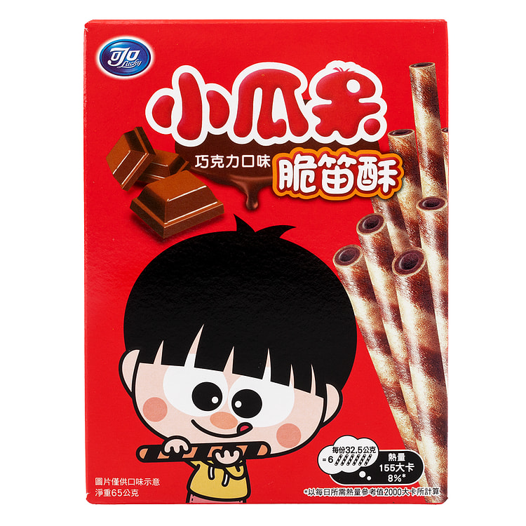 可口 小瓜呆脆笛酥巧克力口味 65 克