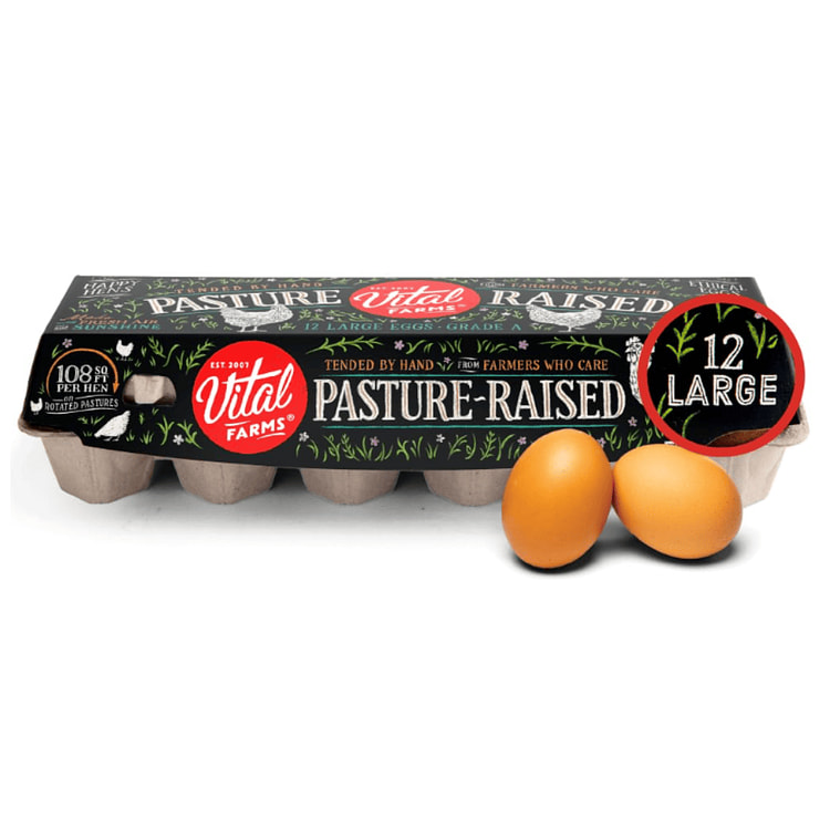 Vital Farms Large Pasture-Raised Eggs 12 count