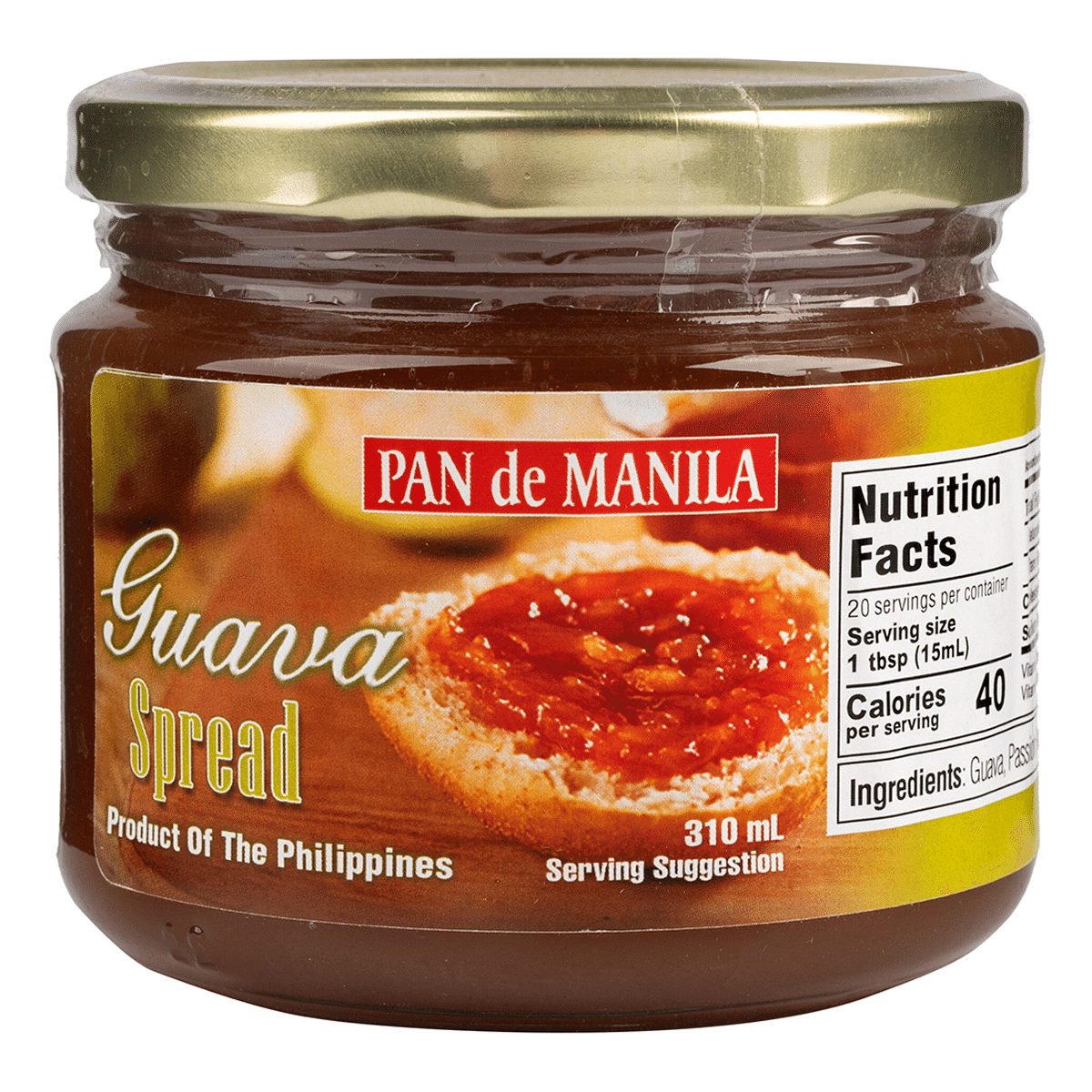 Pan de Manila Guava Spread 310 ml