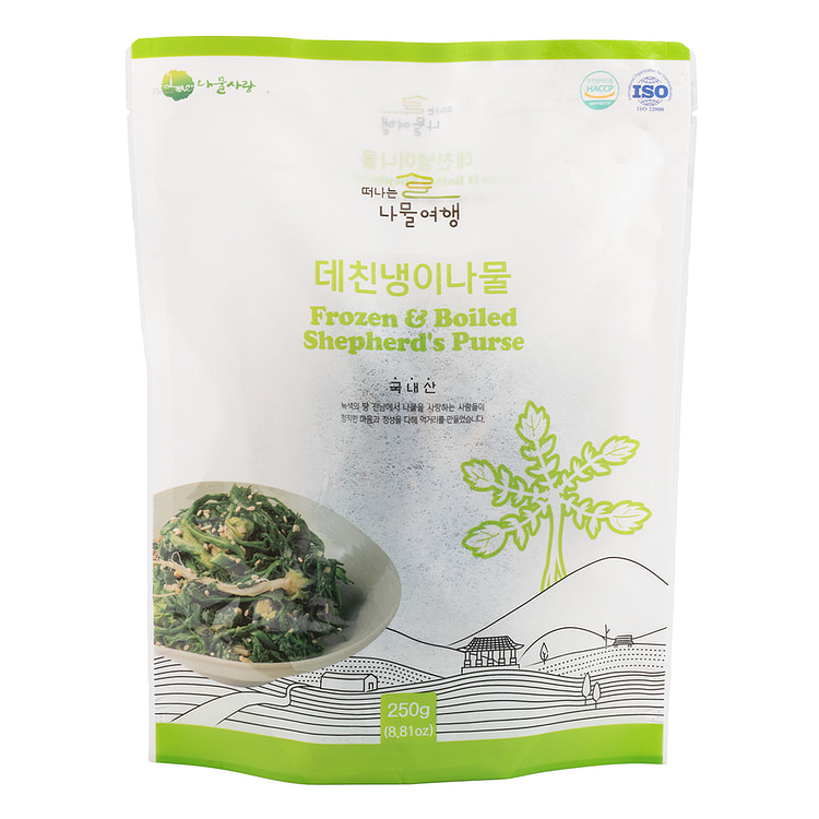 JEOLLANAM-DO FROZEN BOILED SHEPHERD'S PURSE 250 克
