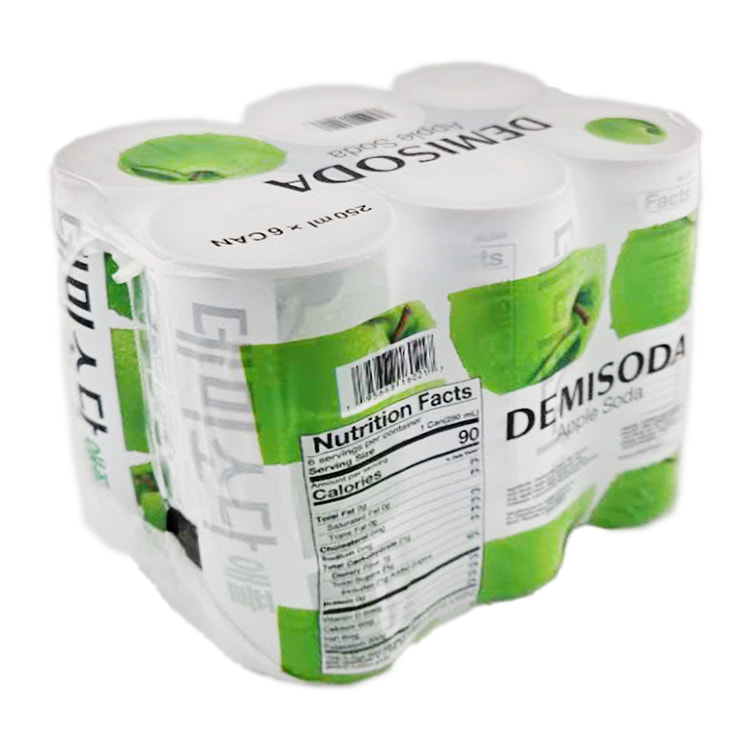 DEMISODA Apple Flavored Soda Drink 250 毫升*6 份