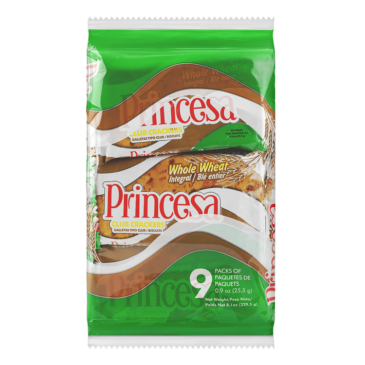 Princesa Whole Wheat Club Crackers 8.1 oz