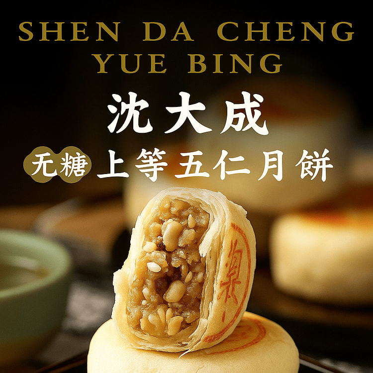Sugar-free Classic Five-nut Mooncake 200 g