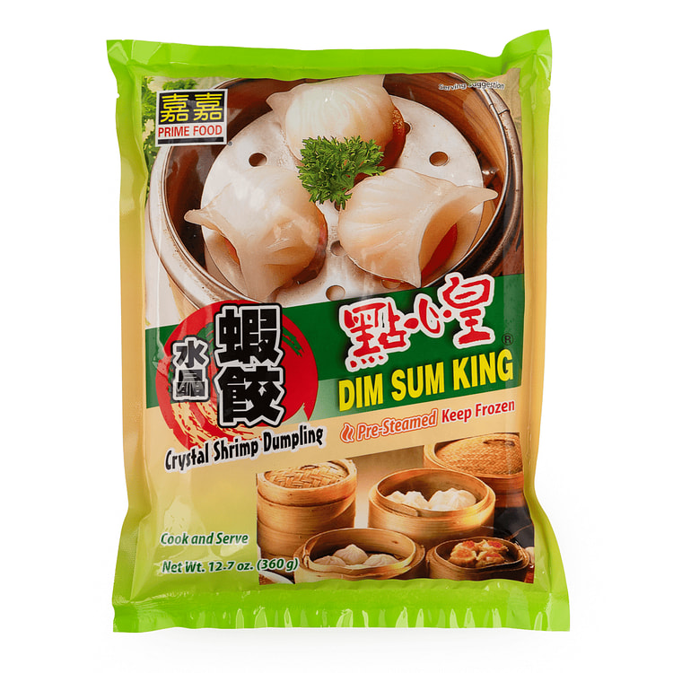 Prime Food Dim Sum King Crystal Shrimp Dumpling 16ct, Frozen 312 g