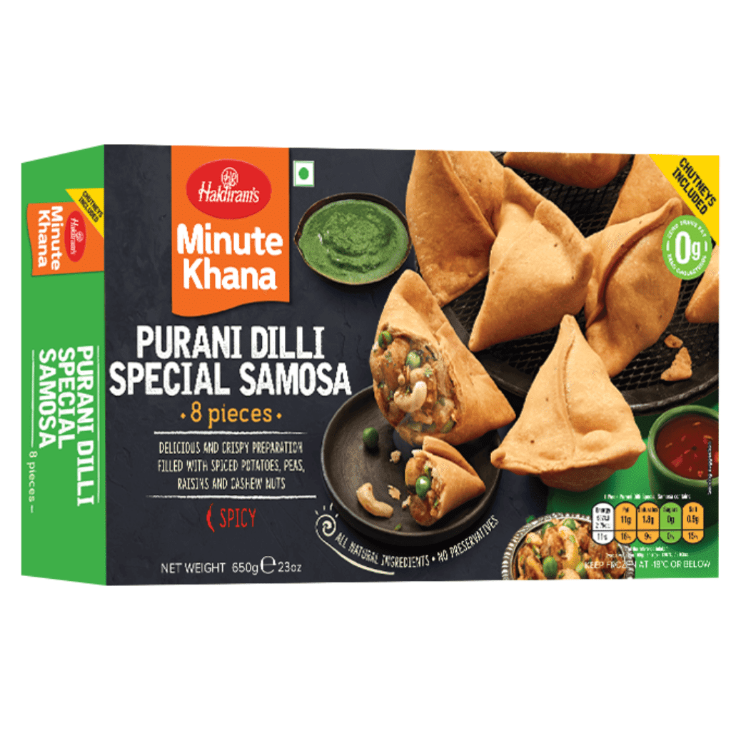 Haldiram's 印度特色香辣咖喱角 冷冻 23 盎司