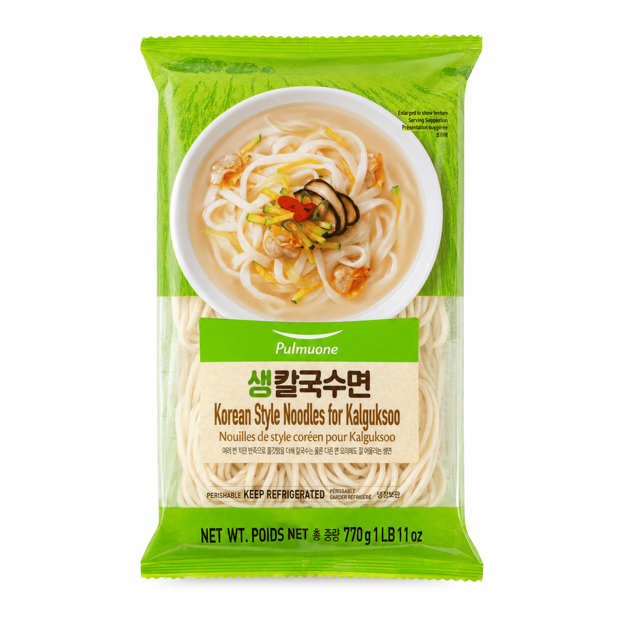 Pulmuone Korean Style Fresh Noodles for Kalguksoo 37 oz
