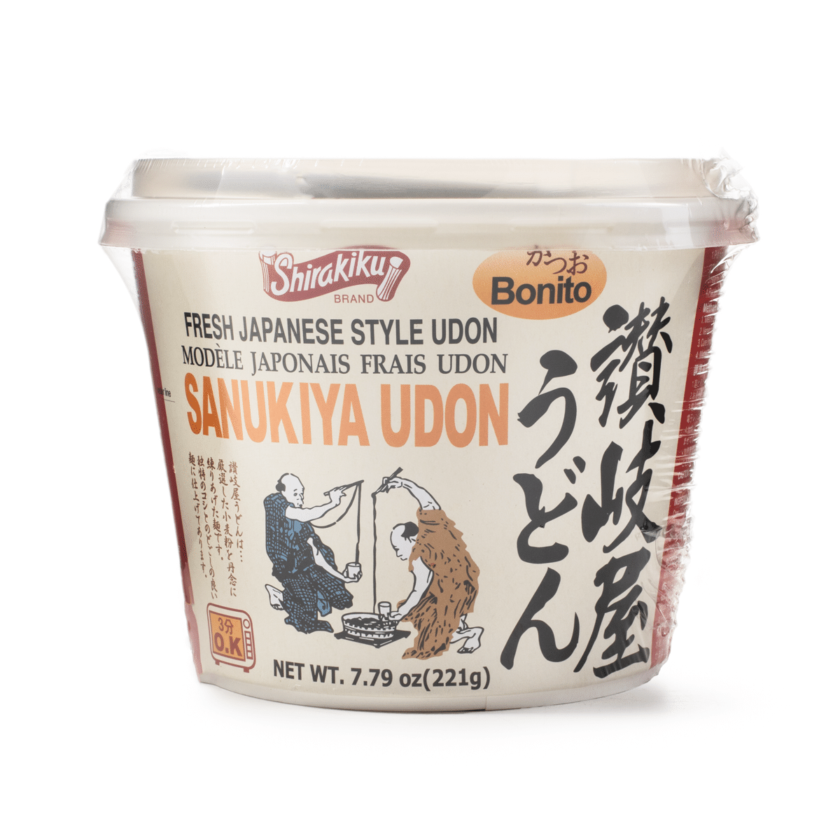 Mì Ly Sanukiya Udon Shirakiku, Vị Cá Ngừ 7.79 oz*12 pack