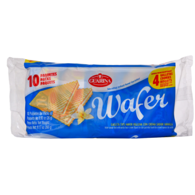 Guarina Wafer Vanilla Cream Cookies 9.17 oz