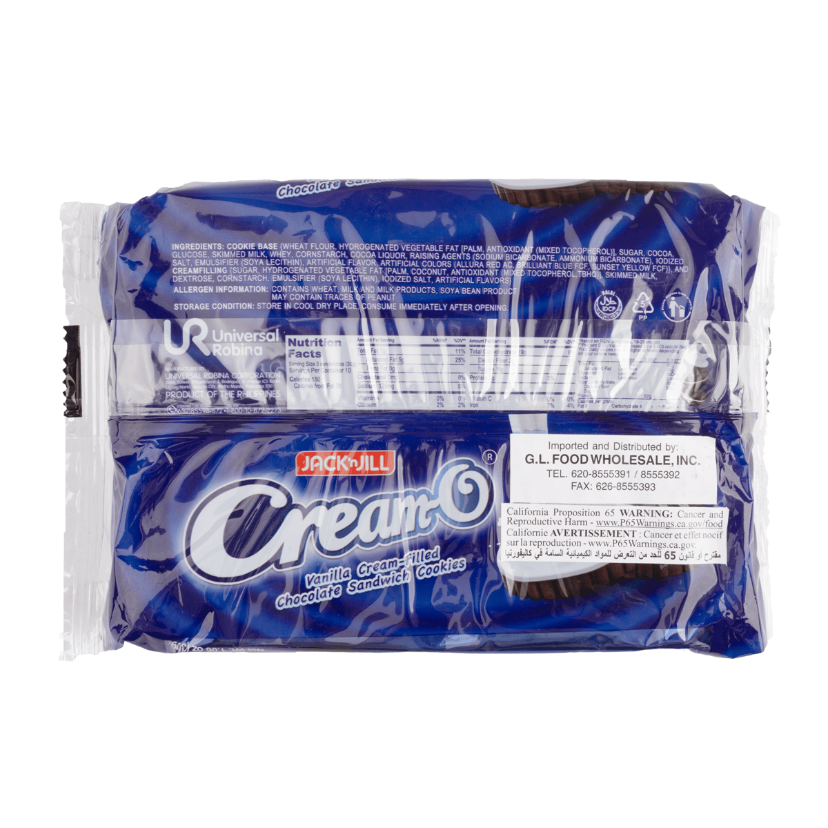 Jack 'n Jill Cream-O Vanilla Cream Filled Sandwich Cookies 300