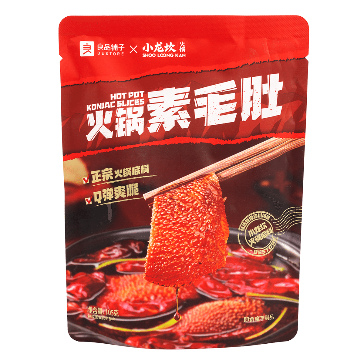 良品铺子 火锅素毛肚 105 克