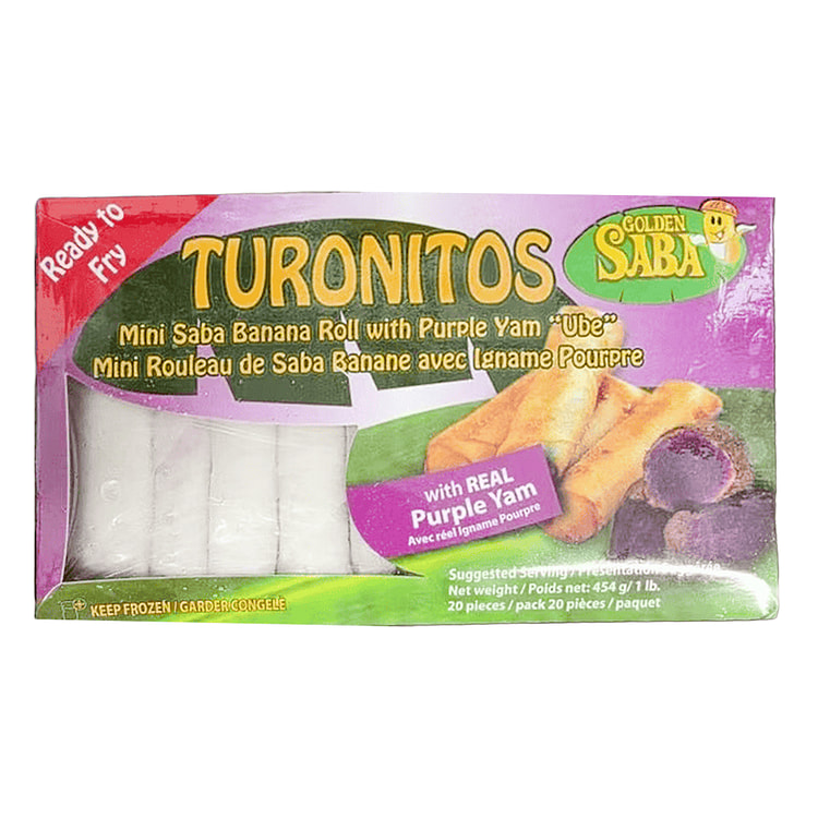 Golden Saba Turonitos with Ube 1 파운드