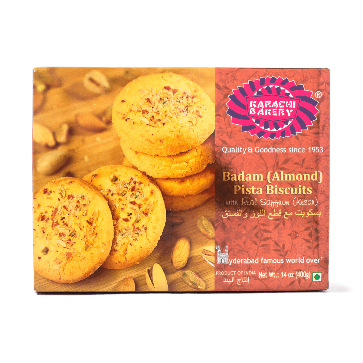 Karachi Bakery Badam Pista Biscuits 400 그램