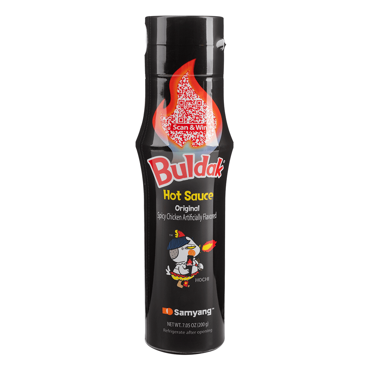 Samyang Hot Sauce for Buldak Ramen, Artificial Spicy Chicken Flavor Sauce 7.05 oz