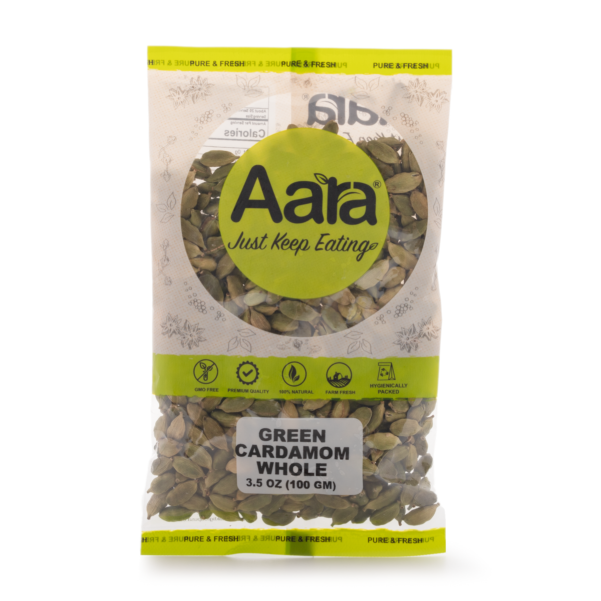 Cardamomo Entero, Aara 100 g