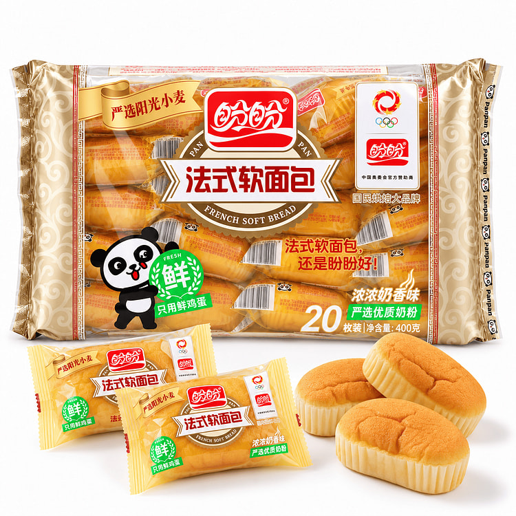 Pan Pan French Soft Cream Bread 400 g