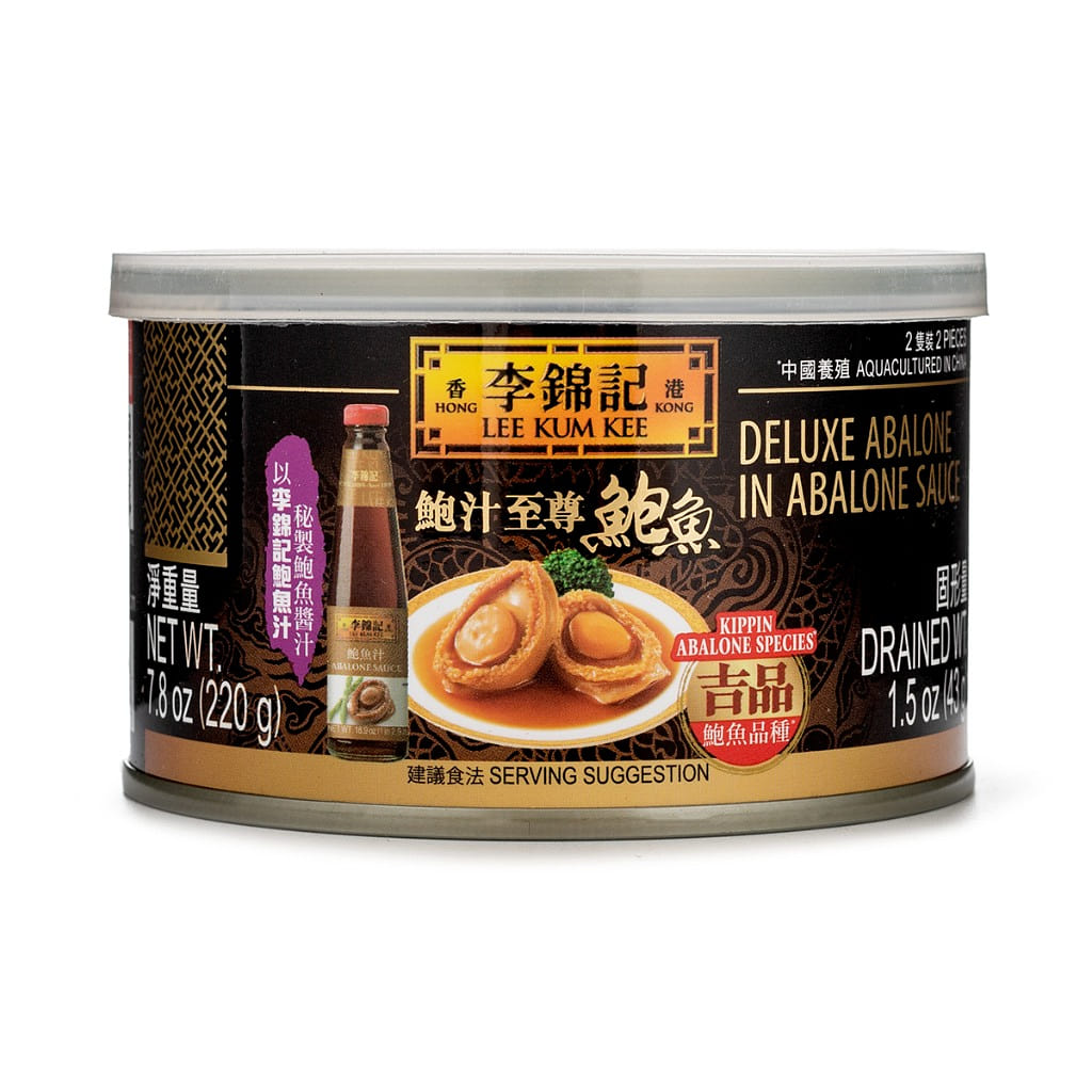 Lee Kum Kee Deluxe Abalone in Abalone Sauce, Ready to Eat 7.8 oz