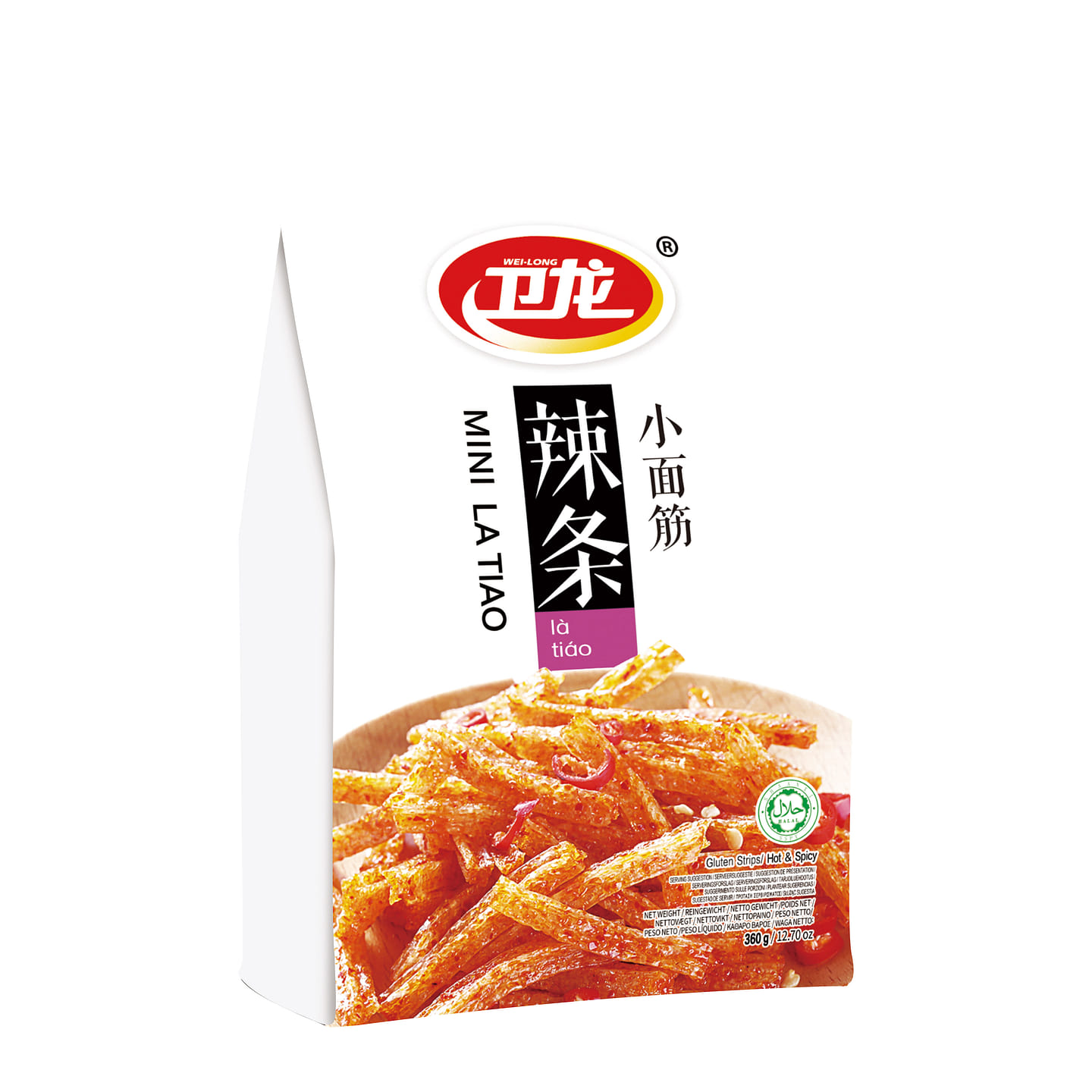 卫龙 小面筋 香辣味 360 克