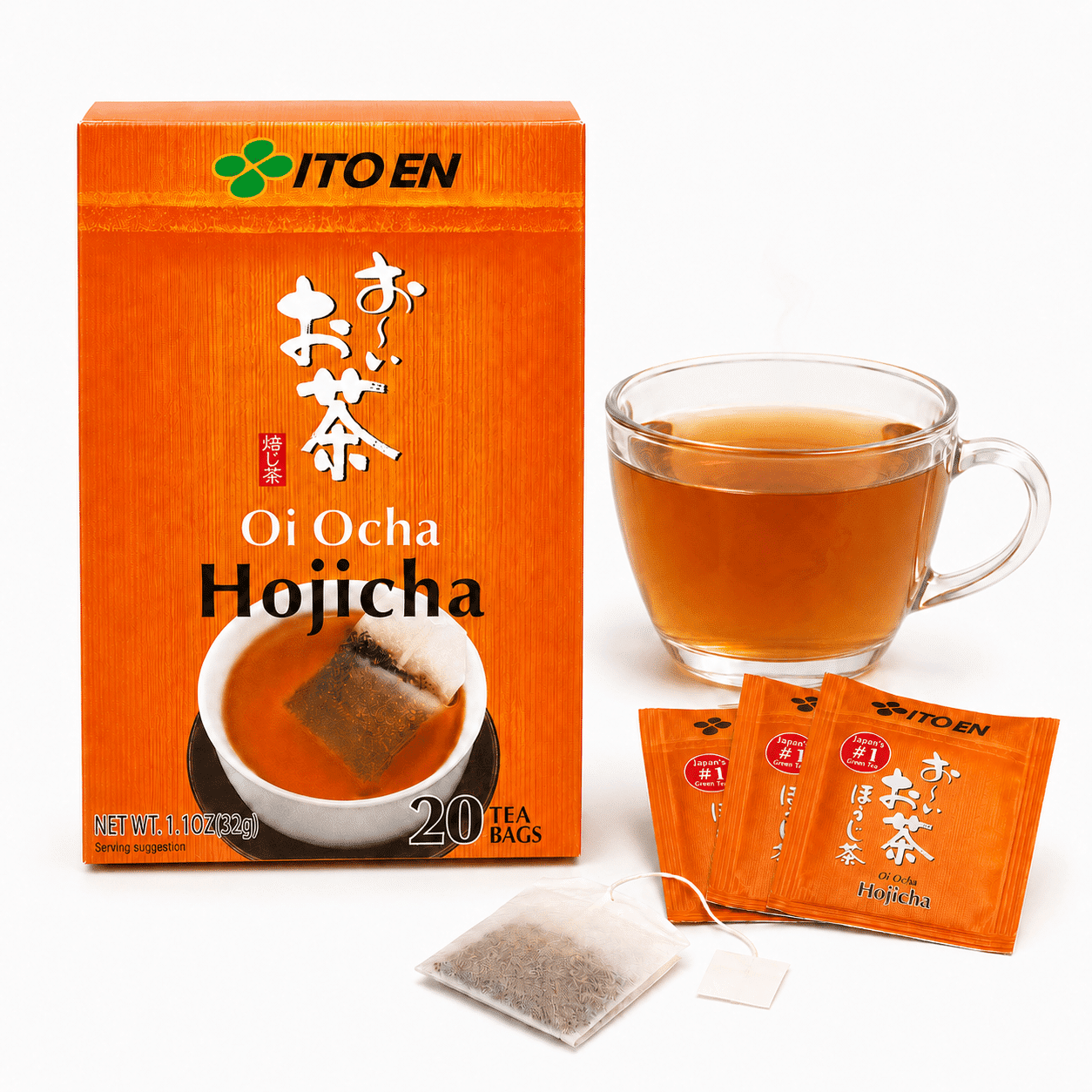 Itoen ชาแบบถุง โออิ โอฉะ โฮจิชา 20 ซอง 0.05 oz*20 pack