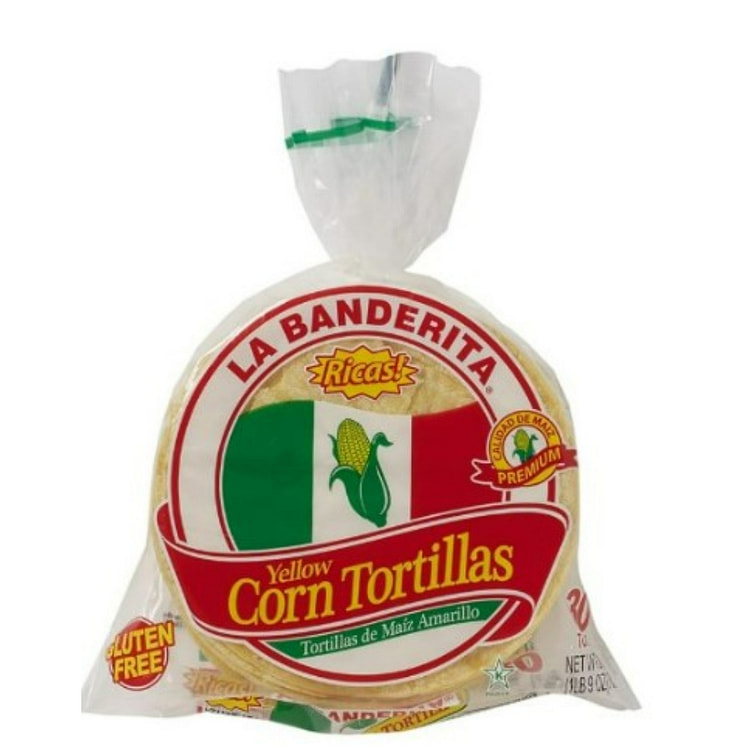 La Banderita Yellow Corn Tortillas 30 unidad(es)