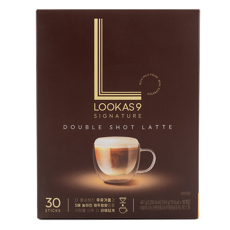 Namyang Lookas 9 Double Shot Latte 0.52 oz*30 pack