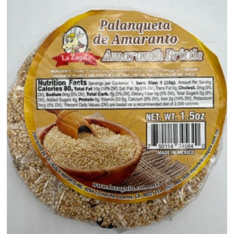 La Zagala Palanqueta de Amaranto 1.5 onza(s)