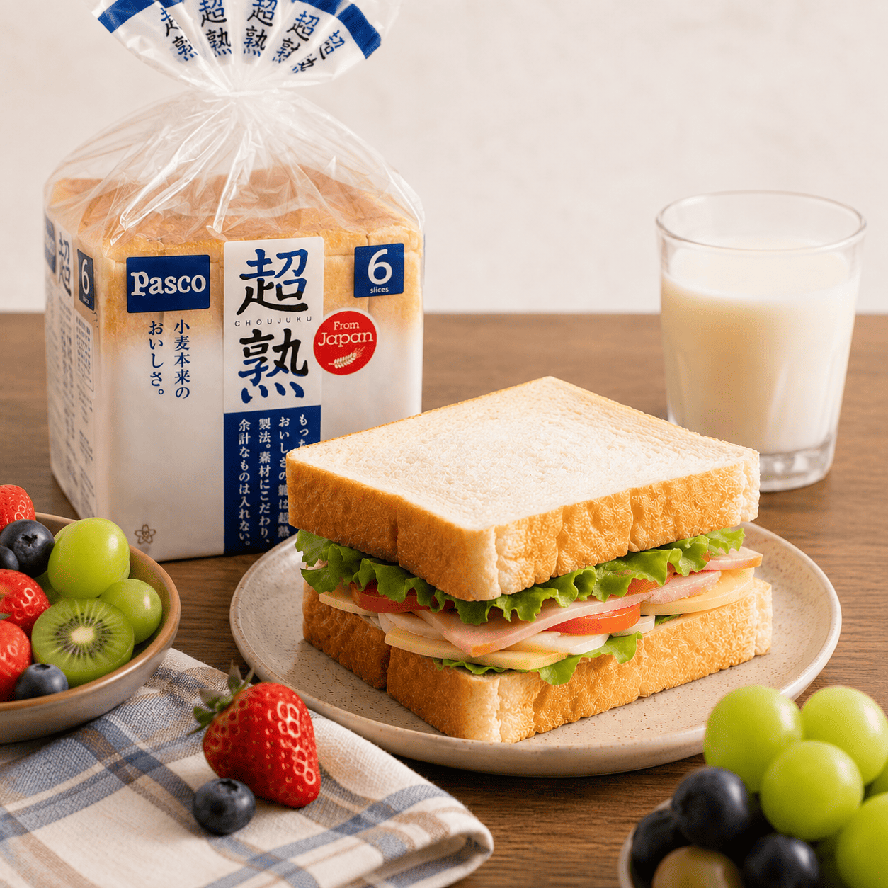 Get Pasco Chojuku Shokupan Bread 6pc Frozen 374 g Delivered | Weee