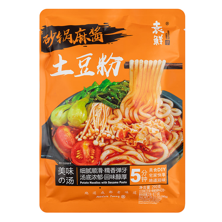 袁鲜 砂锅麻酱土豆粉 290 克
