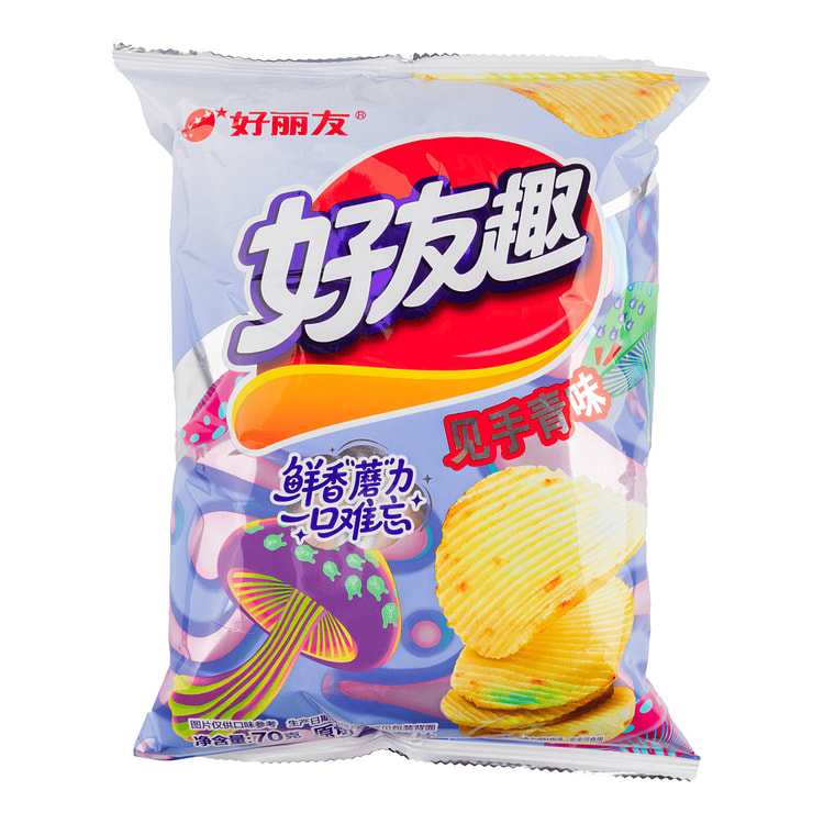 好丽友 好友趣原切马铃薯片见手青味 70 克