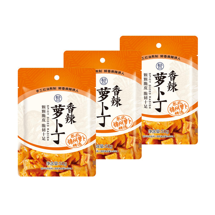 盒马 香辣萝卜丁 50g*3 150 克
