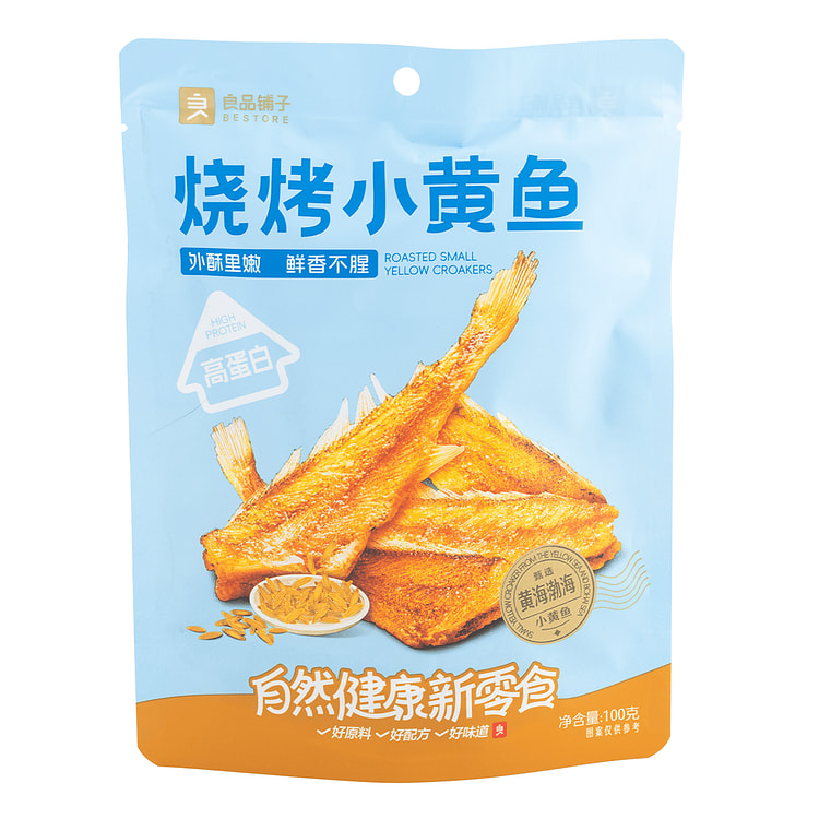 良品铺子 烧烤小黄鱼 100 克