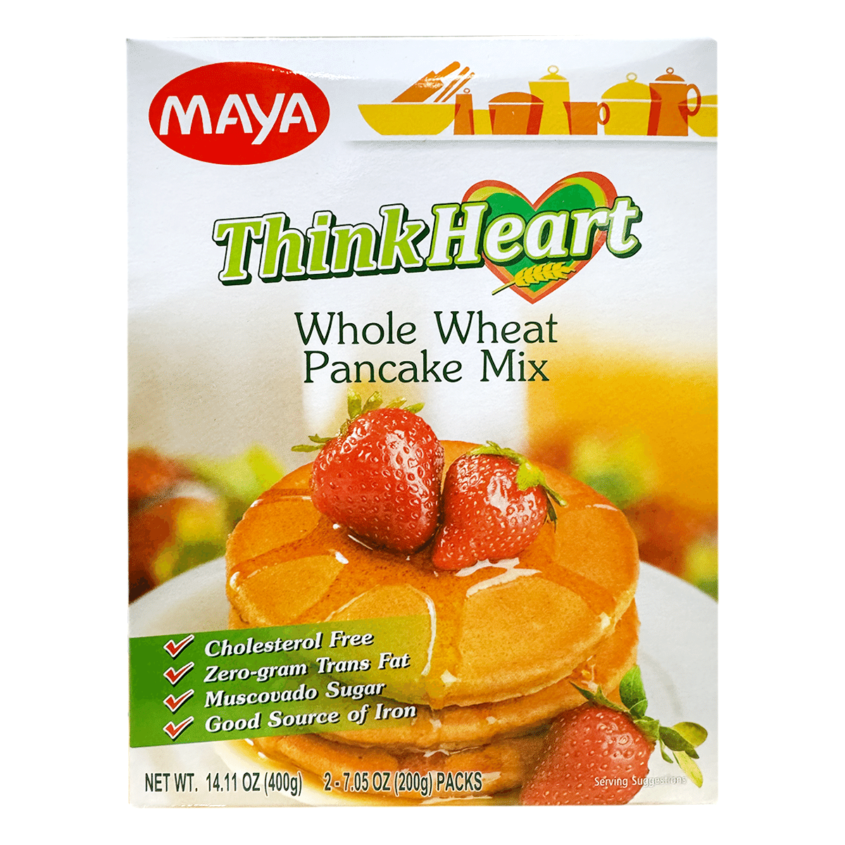 Mezcla para Panqueques de Trigo Integral Maya Thinkheart 400 gramo(s)