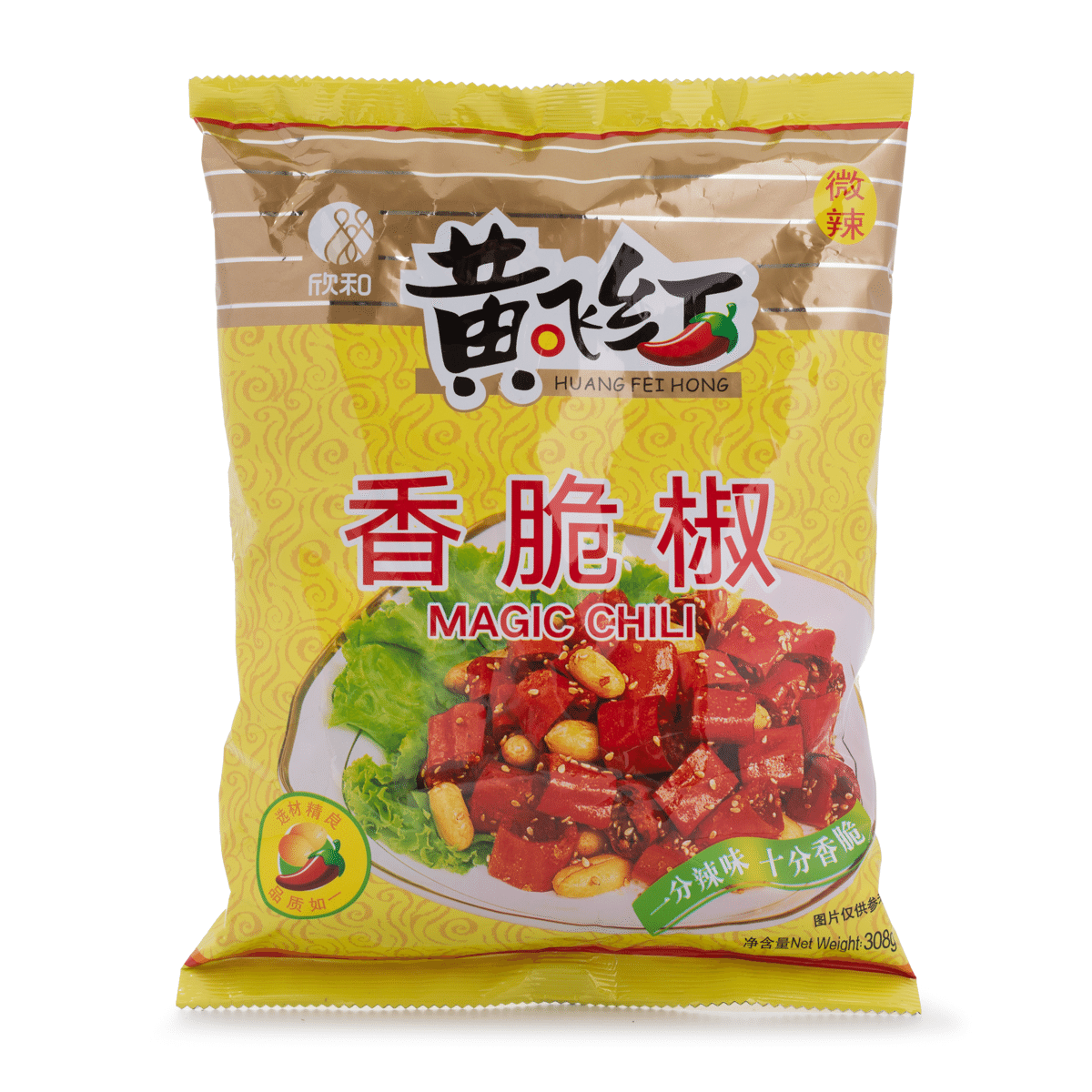 Đậu Phộng & Ớt Giòn Huang Fei Hong 308 g