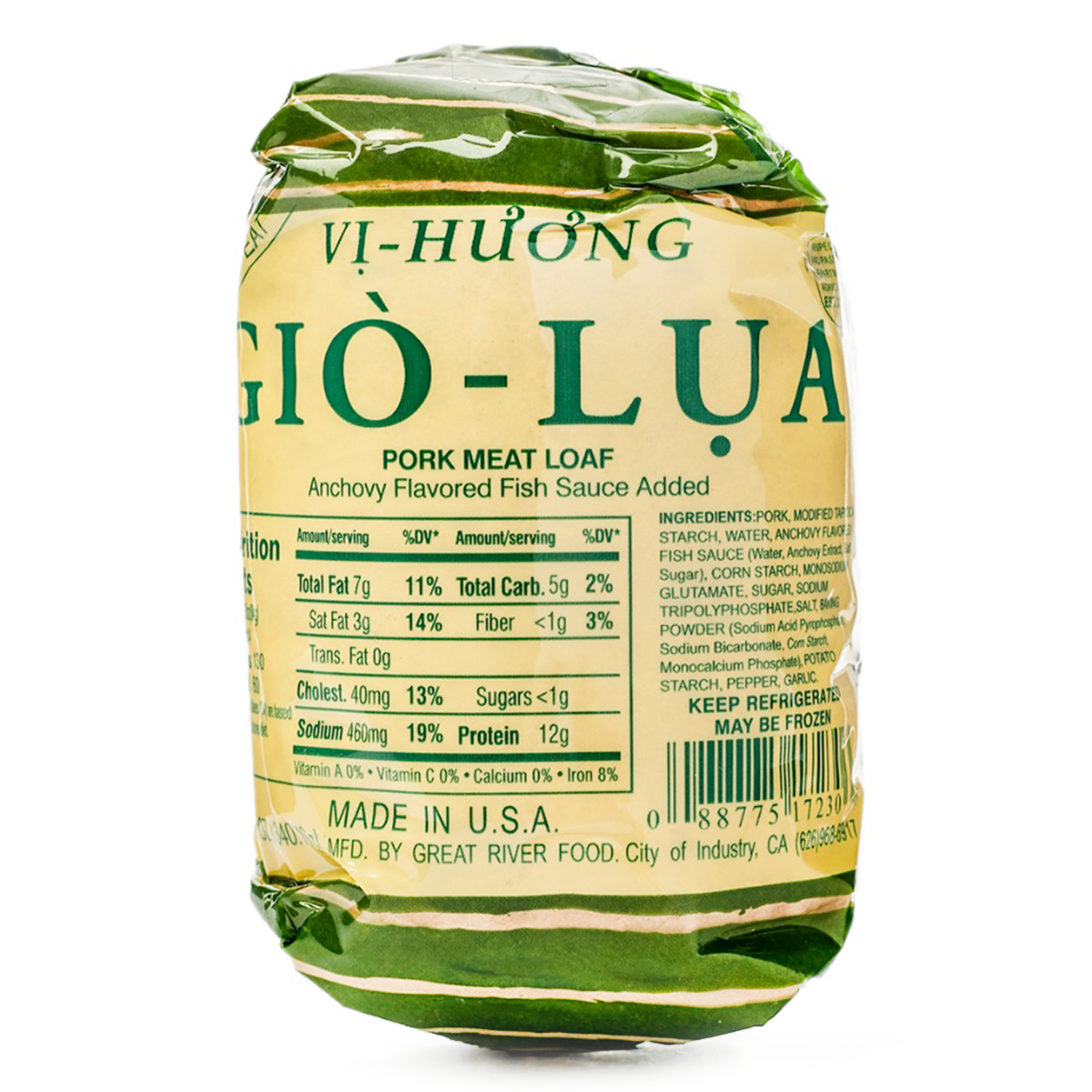 Vi Huong Pork Meat Loaf, Frozen 12 oz