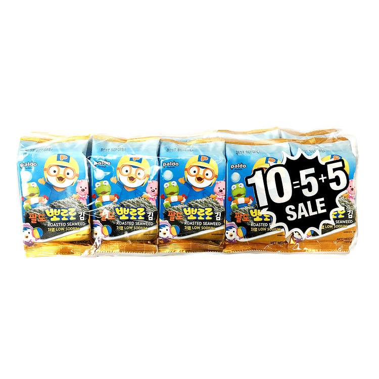 팔도 뽀로로 저염 도시락김 5 그램*10 팩