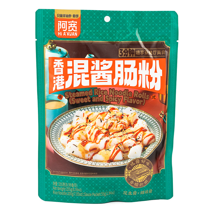 白家阿宽 香港混酱肠粉 花生酱+甜辣酱 255 克