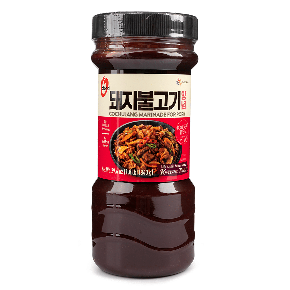 Chungjungone O'Food Korean BBQ Gochujang Bulgogi Marinade for Pork 840 g
