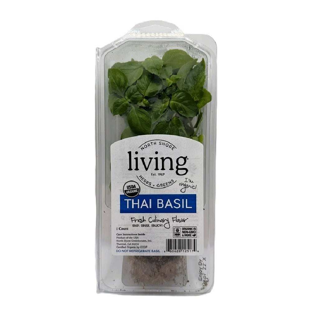 Organic Living Thai Basil 1 unidad