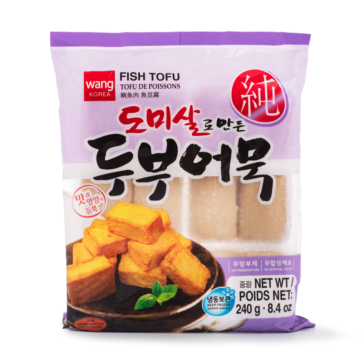 Wang Korea 纯正 韩国进口鱼豆腐 冷冻 240 克