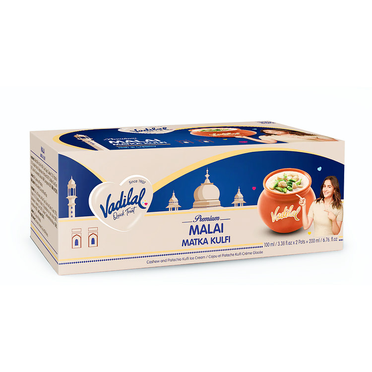 Vadilal Malai Matka Kulfi 200 毫升