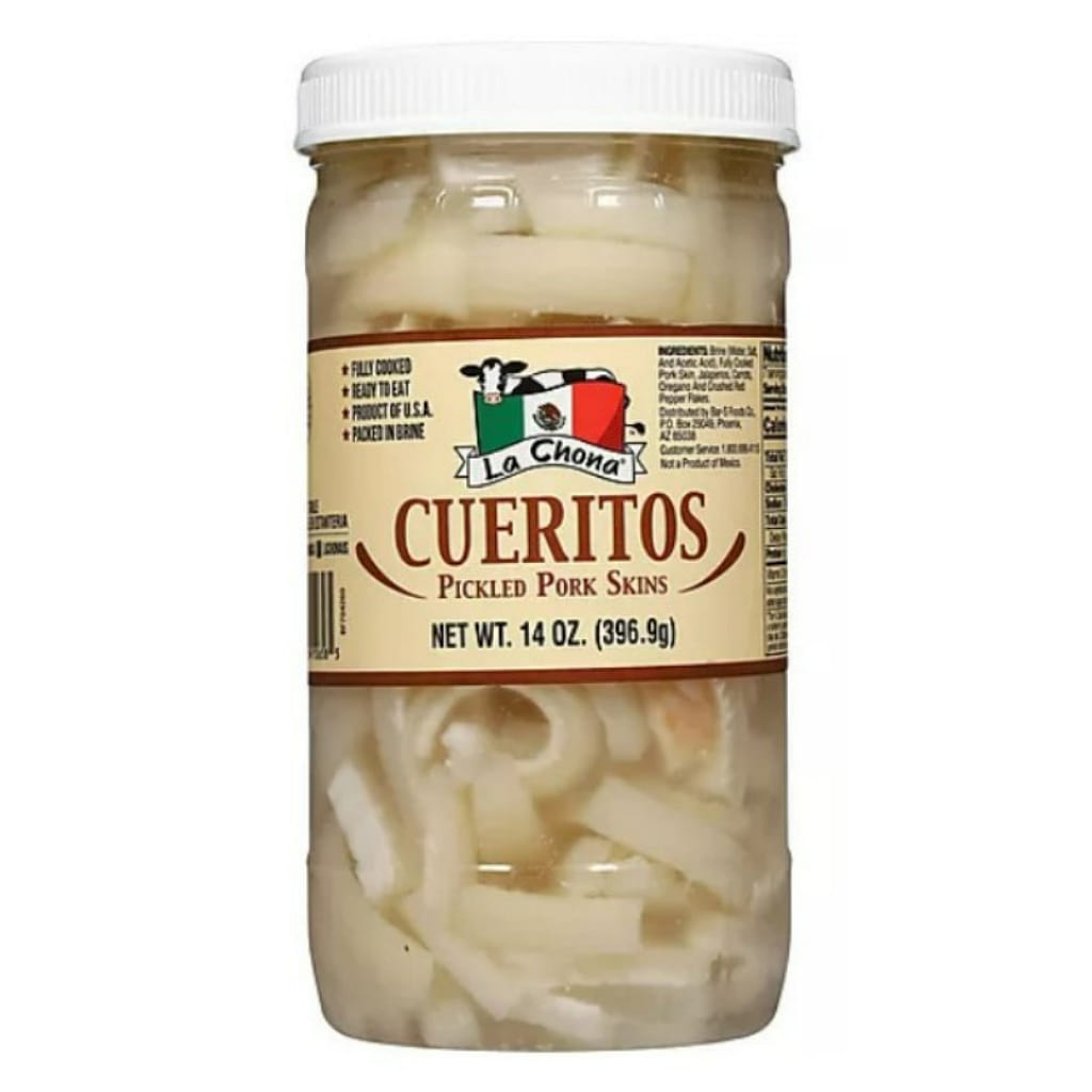 La Chona Cueritos Pickled Pork Skins 14 oz
