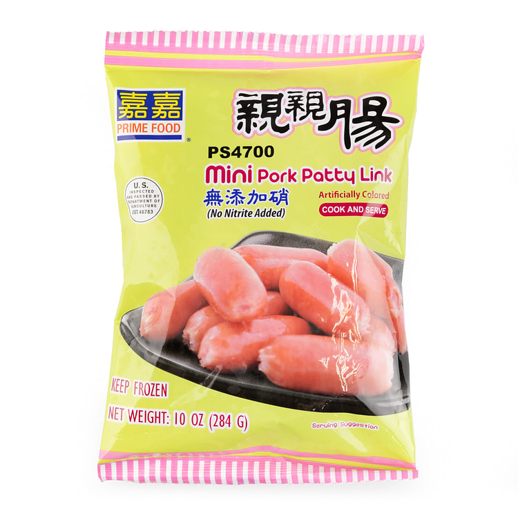 Xúc Xích Heo Cỡ Nhỏ Prime Food, Đông Lạnh