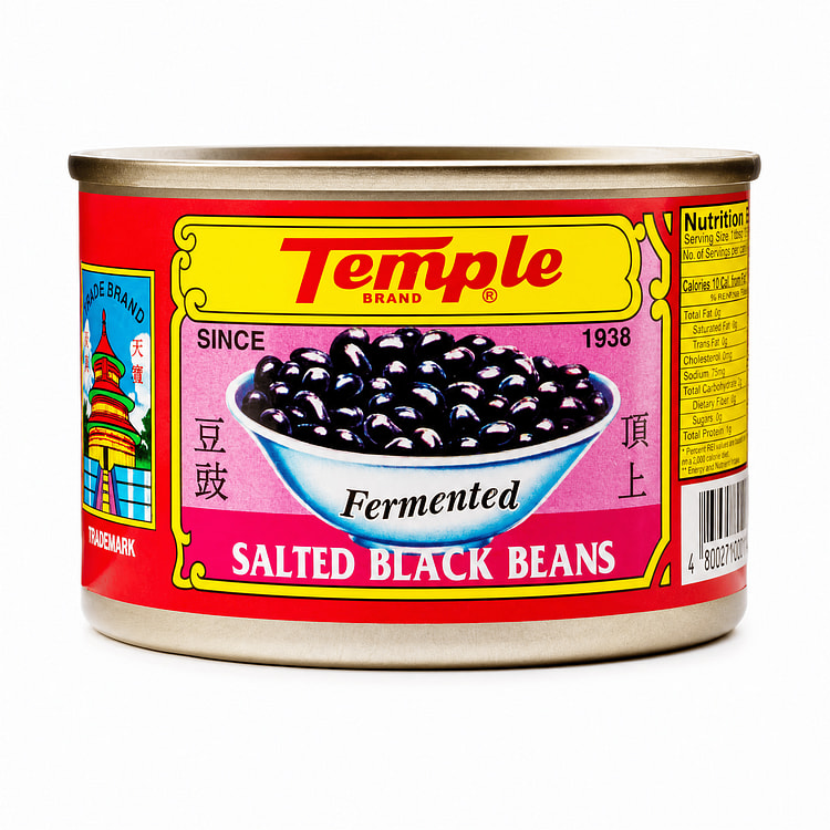 Temple Fermented Salted Black Beans Tausi 180 g